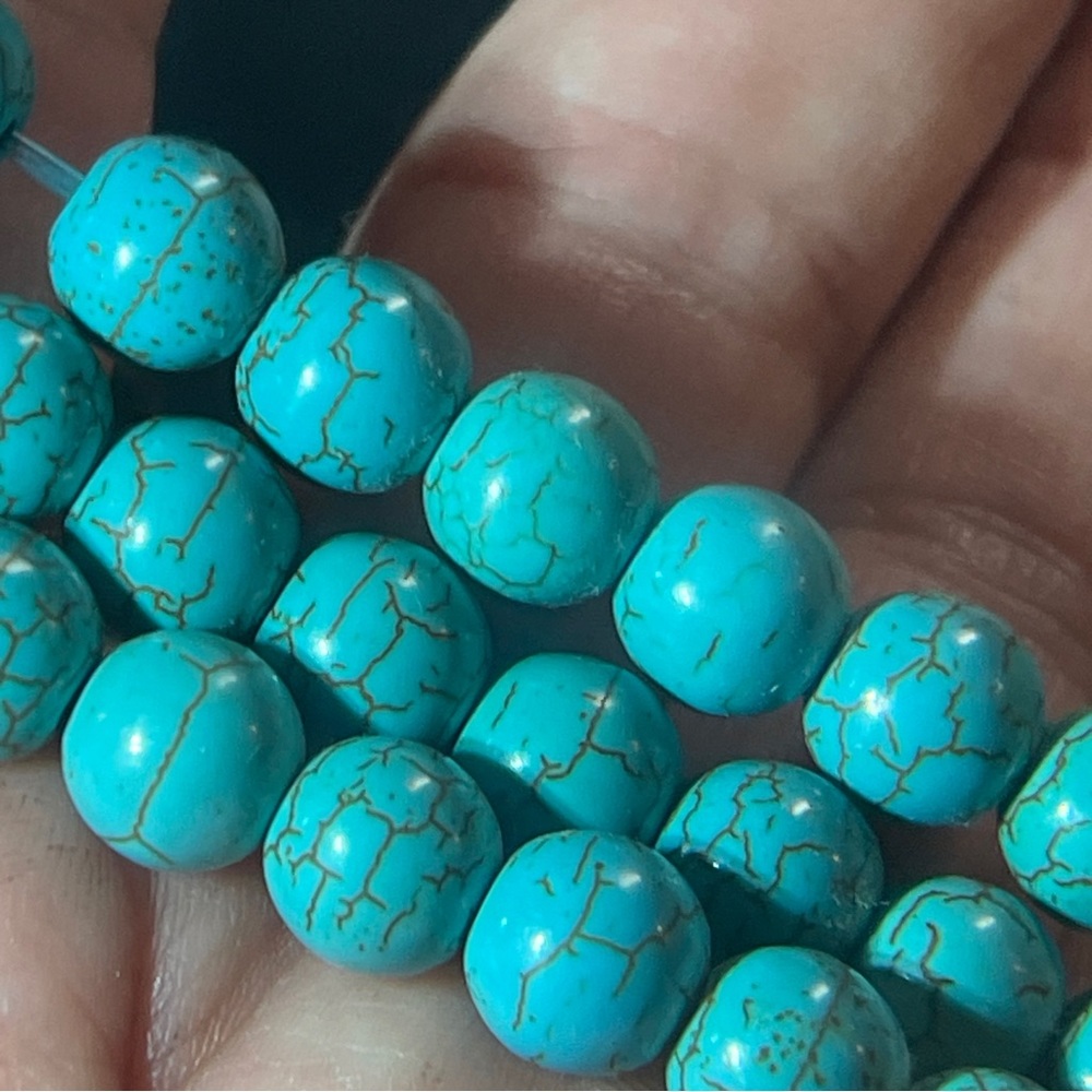 🦋Beautiful Kirk’s Folly Turquoise Beaded Stretch Rhinestone Butterfly Bracelet! - Picture 6 of 11